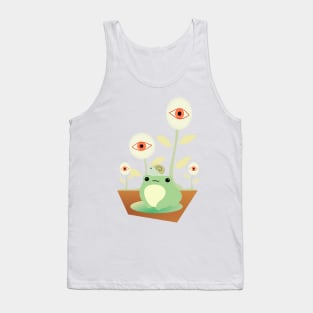 Beautiful frog and The flower eyes Tank Top